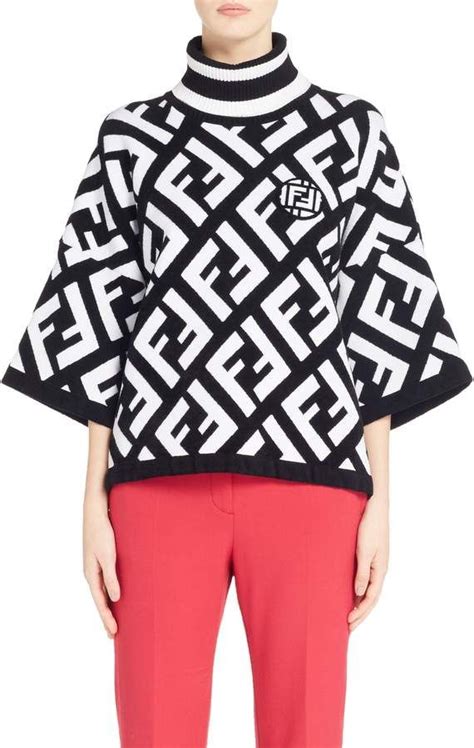 fendi ponch|fendi poncho nordstrom.